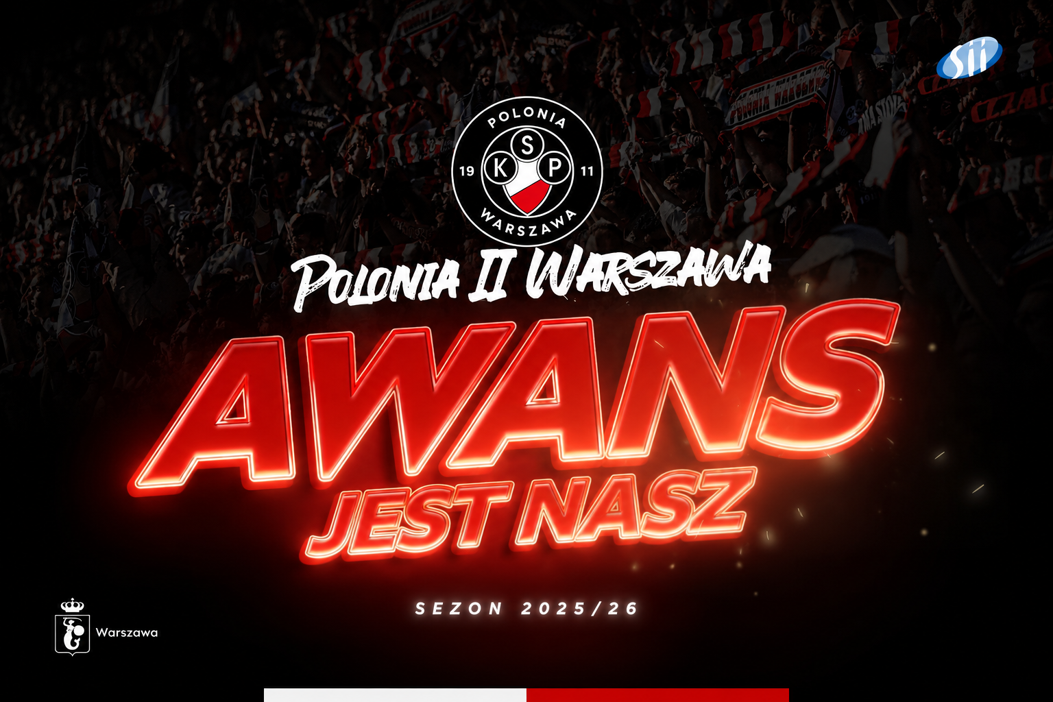 Polonia II Warszawa z awansem do IV ligi!
