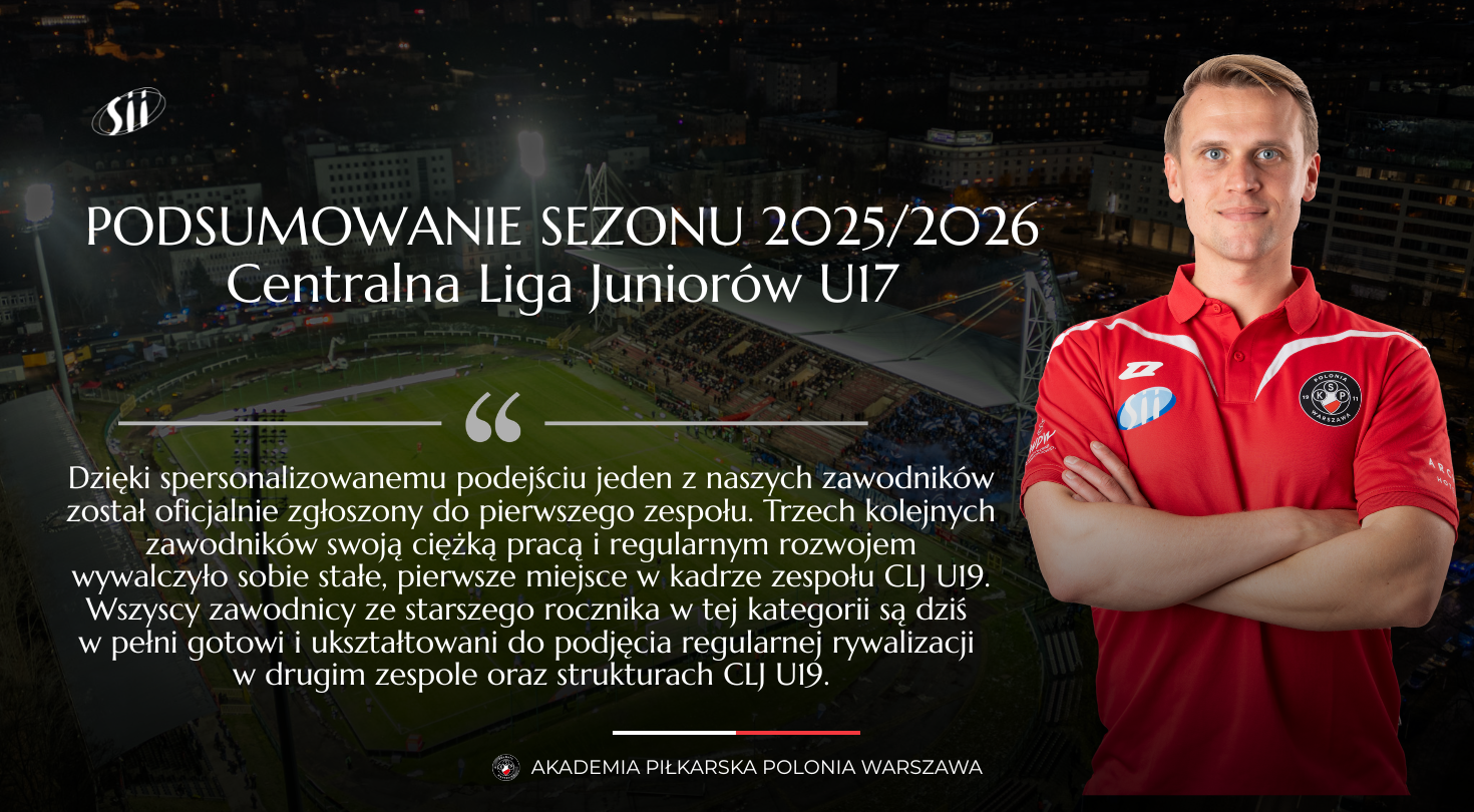 CLJ U17 | Podsumowanie sezonu 2025/2026