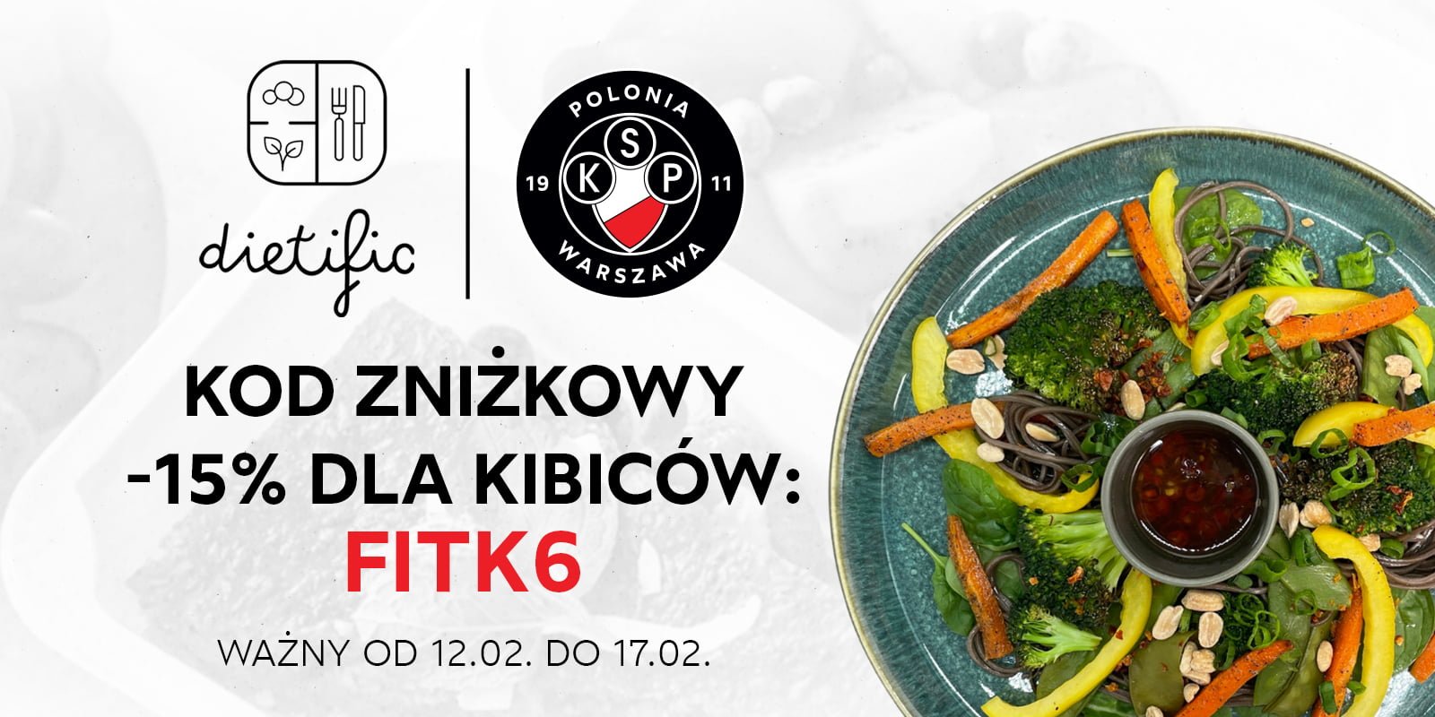 Bądź w dobrej formie na wiosnę z Dietific – zniżka na catering dla kibiców