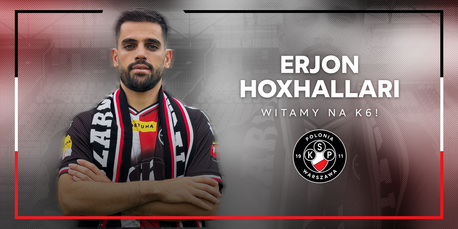 Erjon Hoxhallari piłkarzem Polonii Warszawa