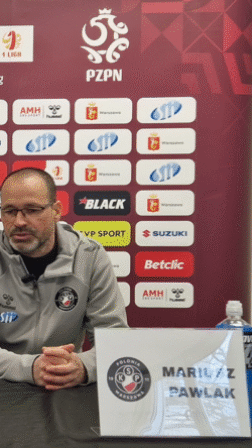 Konferencja przed meczem Polonia Warszawa - Śląsk Wrocław
