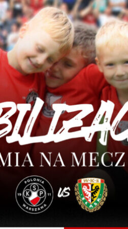 Akademia Polonii Warszawa dopinguje na meczu ze Śląskiem Wrocław